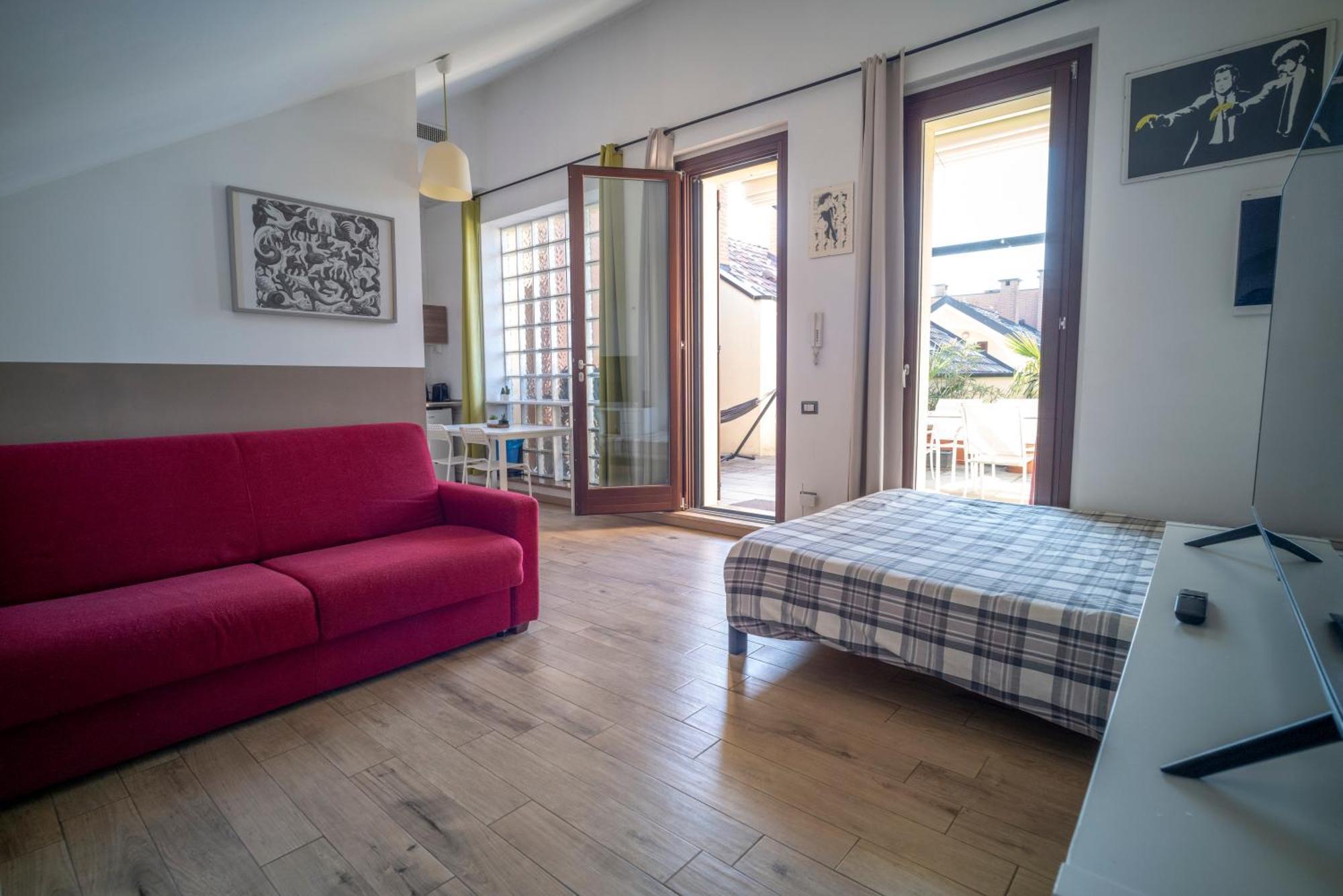Flat With Terrace Close To Forum And Milanofiori Metro アッサーゴ エクステリア 写真